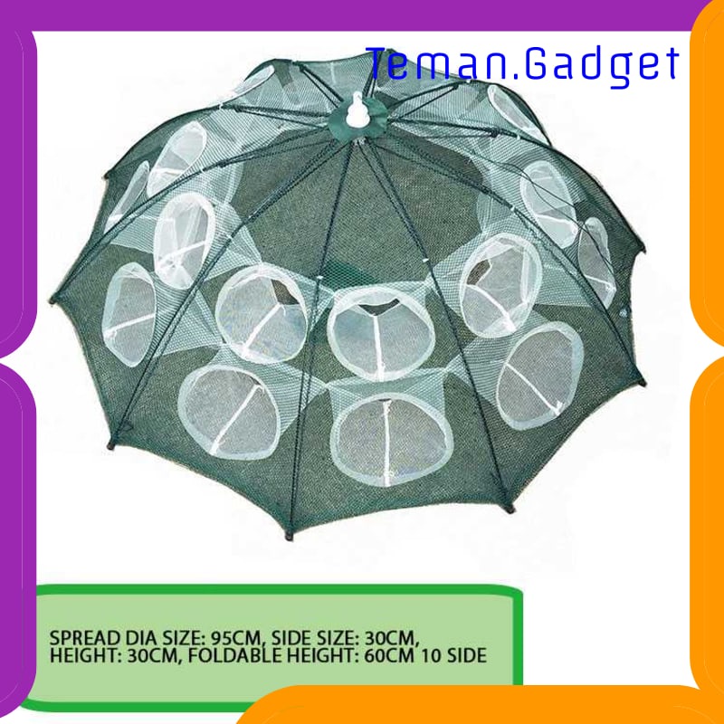 TG-IF277 JARING PANCING IKAN HEXAGONAL 20 HOLE FISHING NET TRAP CAGE - H14572