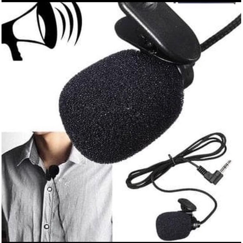 Mic Clip On Youtuber Mic Jepit Mic Kancing Mik clip on Mic Klip On