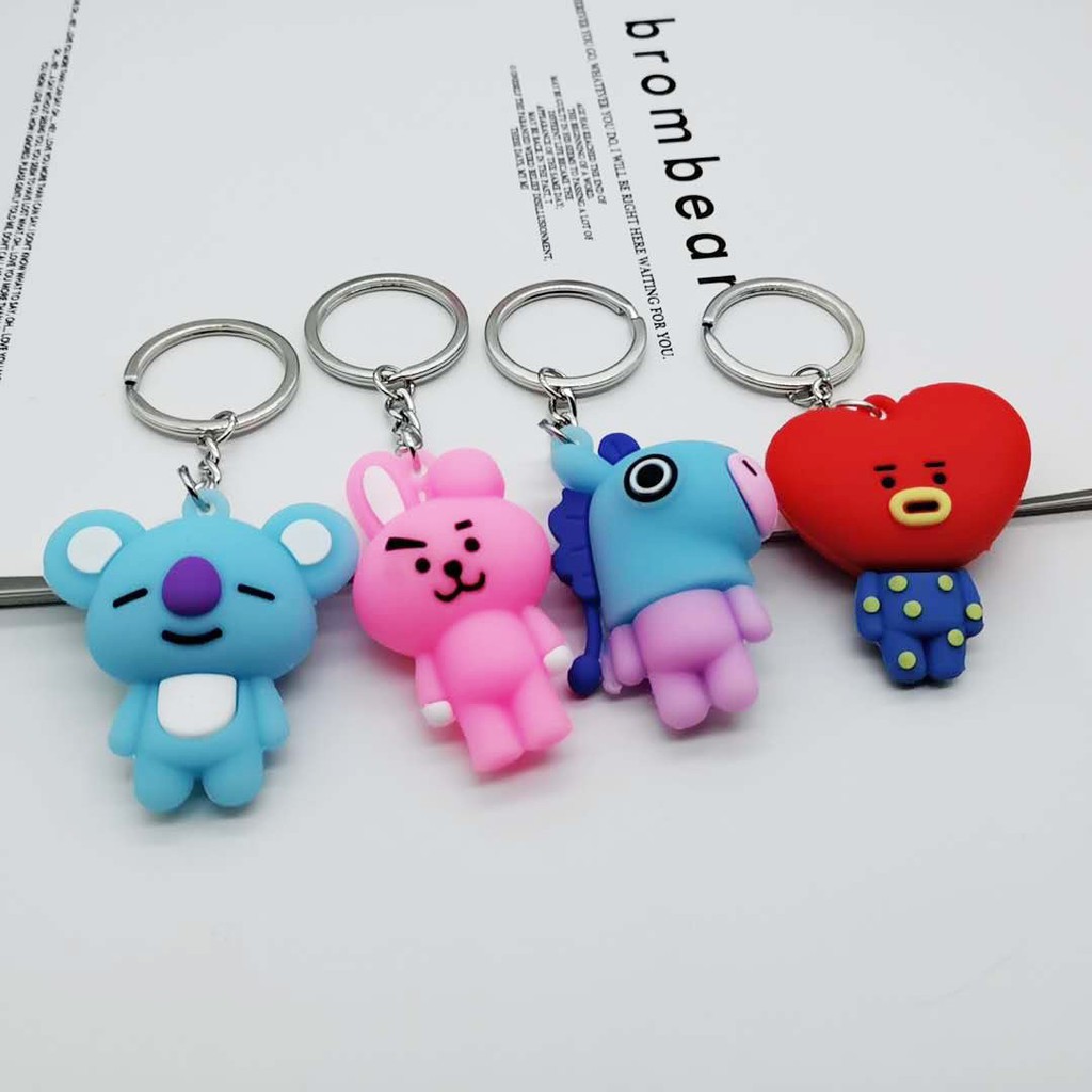 GANTUNGAN KUNCI BT21 BONEKA KEYCHAIN KARAKTER BANGTAN BOYS KPOP BTS