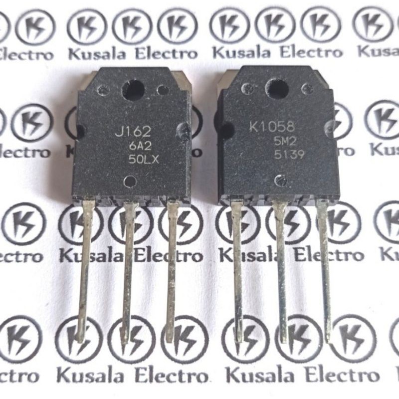 K1058 + J162 Transistor Leteral Mosfet untik Highend Audio