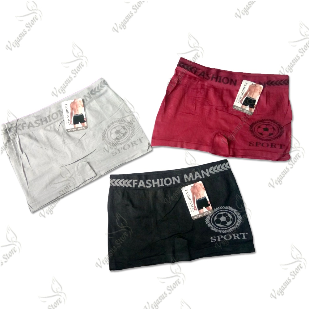 3Pcs Boxer Murah CD-Celana Dalam Pria Boxer  L XL | Boxer POLINI Pria Dewasa Import Premium 1Pcs | Cd Pria Boxer-Vegasus Store(COD)