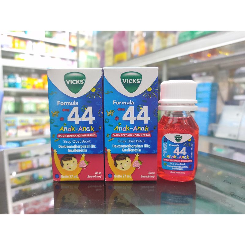 VICK FORMULA 44 SIRUP ANAK ANAK 27 ML VICKS