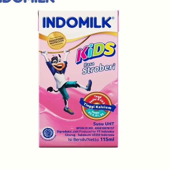 

❤ BELI ❤ Indomilk Susu UHT Kids Strawberry 115 Ml x5