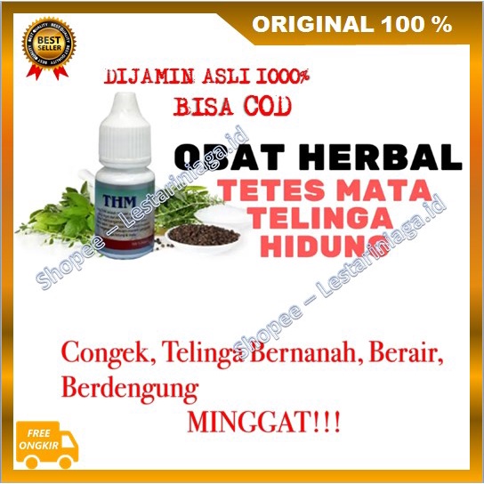 [BISA COD] Gurah THM Obat Herbal Alami Mata, Telinga, dan Hidung ORIGINAL BPOM