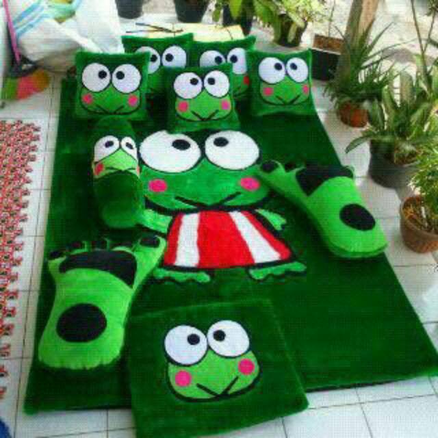 Karpet karakter rasfur busa 4cm. Fullset