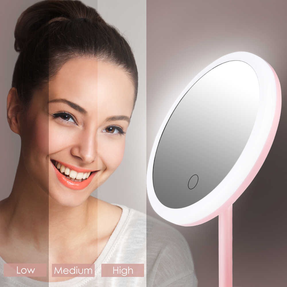 CERMIN LED LIGHTED MAKEUP - LAMPU RIAS PORTABLE