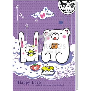

Bergaransi Buku Tulis A5 Jepang Diary Happy Love Ungu Limited