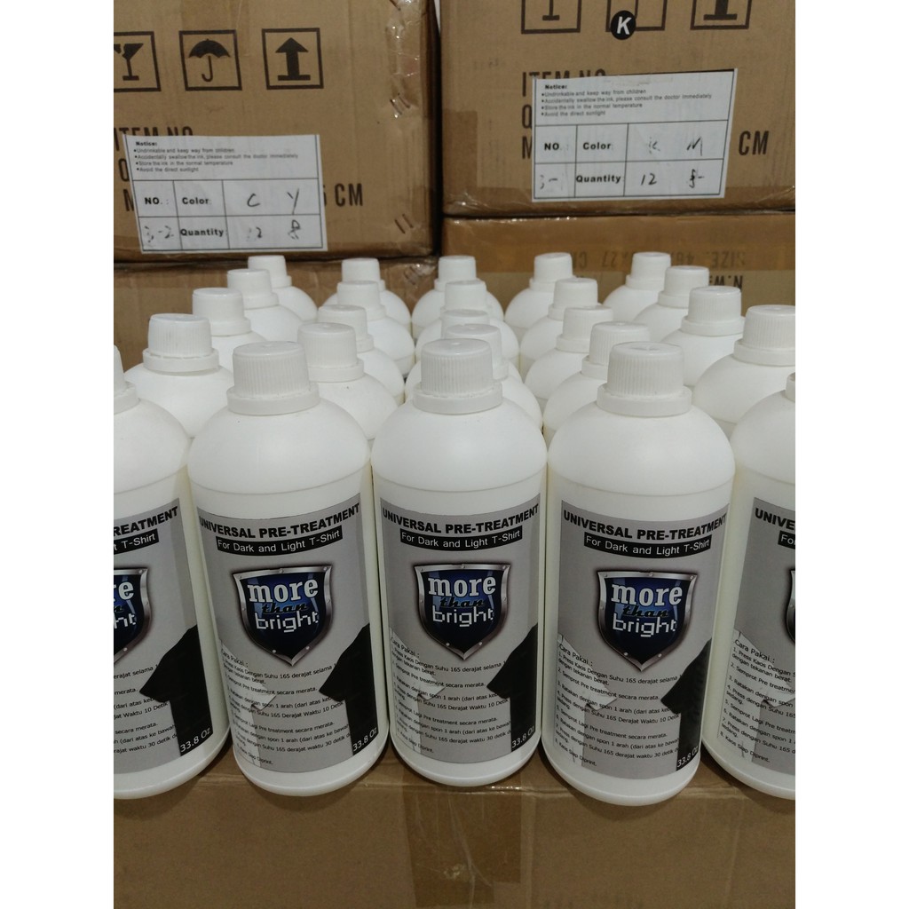 Treatment Printer DTG Universal Untuk Kaos Gelap dan Terang