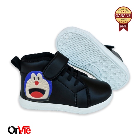 Sepatu Boots Anak Perempuan Laki-laki Motif Karet 3D Doraemon | Sepatu Kids Onvie