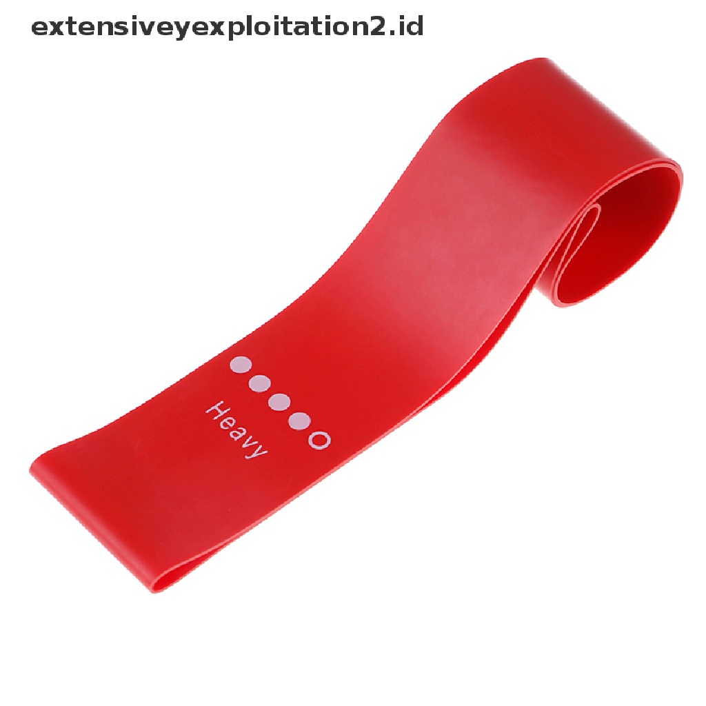 (Hotter) Band Loop Resistance Elastis Untuk Gym Yoga Fitness