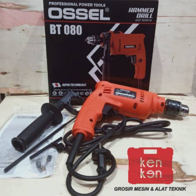 Bor Listrik Tembok 13mm Bor Listrik Beton BT080 Ossel