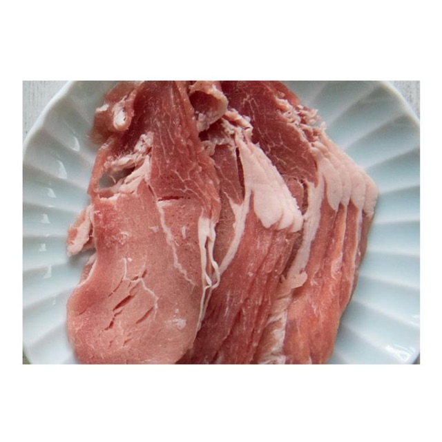 

pork loin slice