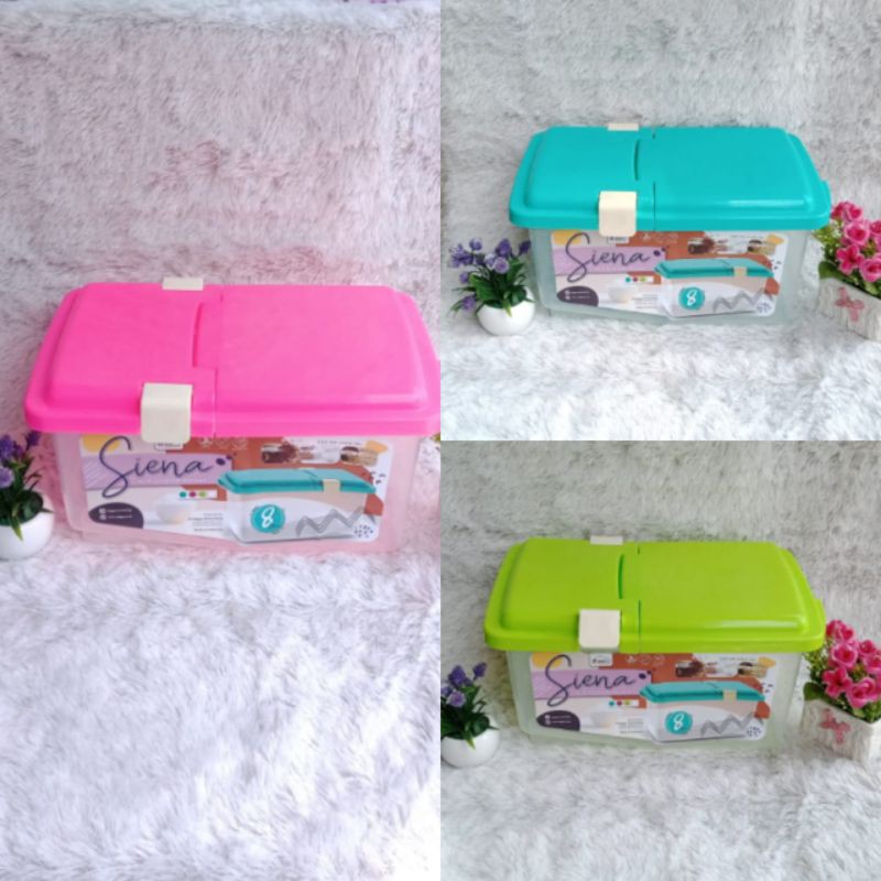 RICE BOX TEMPAT BERAS 8 LITER SIENA SET BIGGY