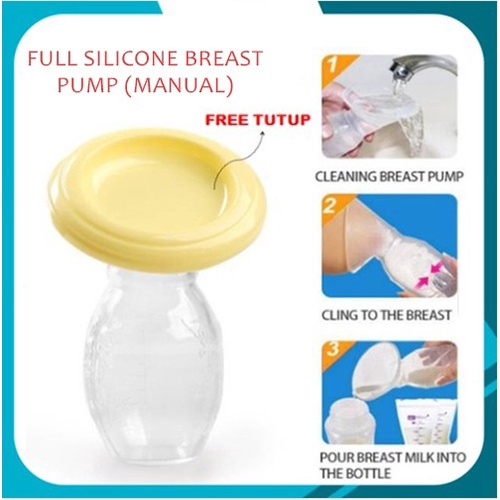 BEBELLE POMPA ASI MANUAL SILIKON / SILICONE BREAST PUMP / TABUNG ASI