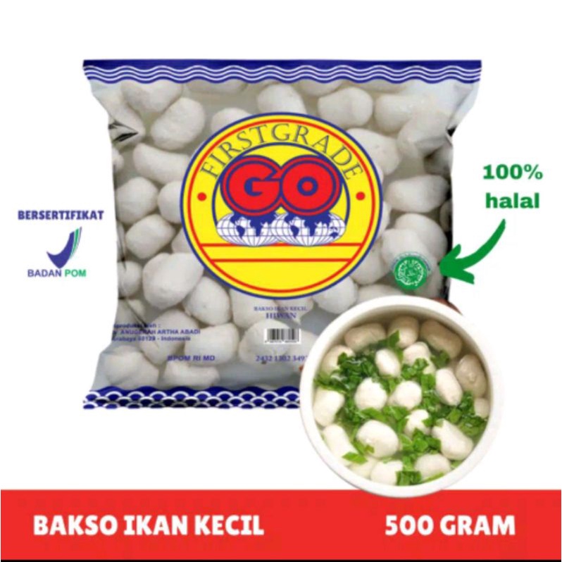 

[FROZEN FOOD] BAKSO IKAN KECIL 500gram HALAL