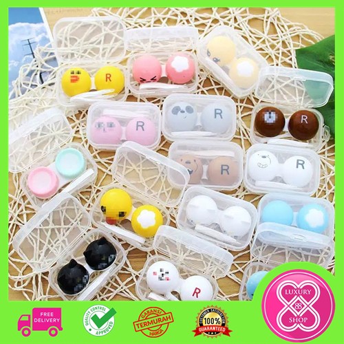 Tempat Softlens Mini Karakter Lucu Travelling