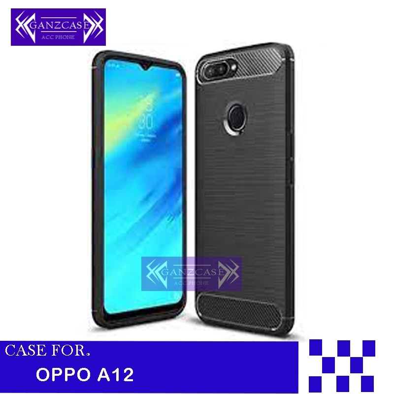 Case Oppo A12 Premium Softcase iPAKY Carbon
