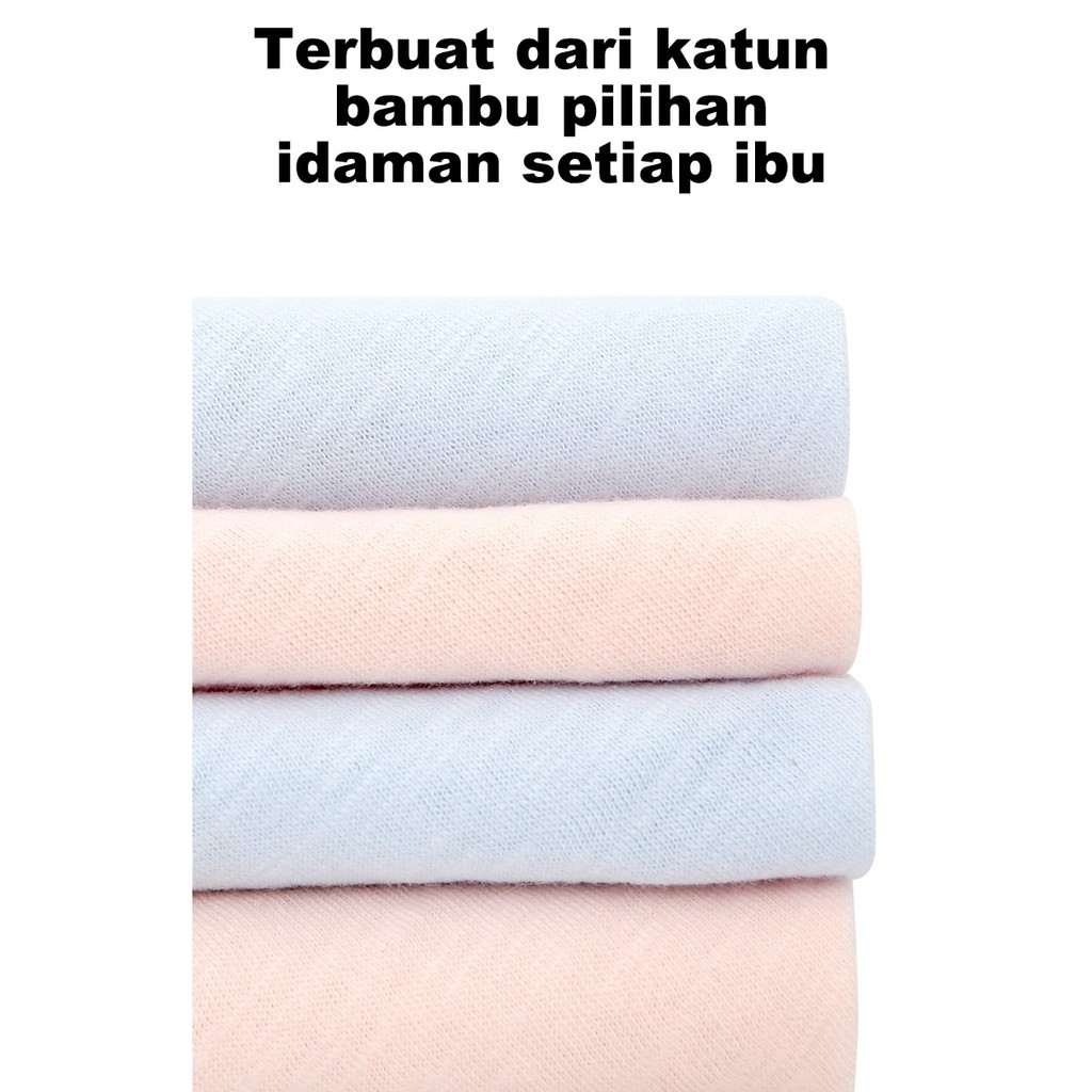 Slabber Kain DISNEY bayi Katun Kancing Bayi Celemek Makan Tatakan Tadah Liur iler bip segitiga