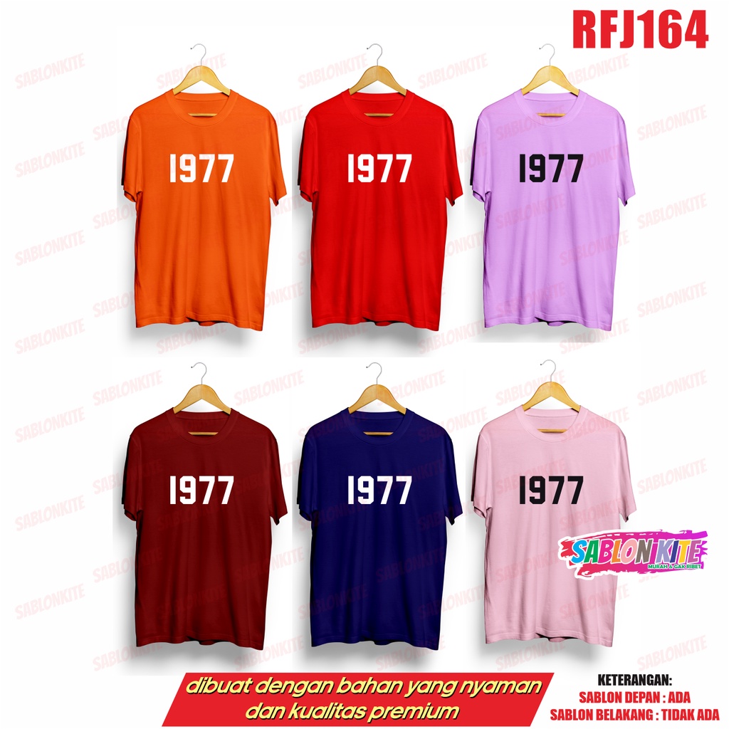 MURAH!!! KAOS NAMJOON RM 1977 RFJ164 TAEHYUNG JIMIN