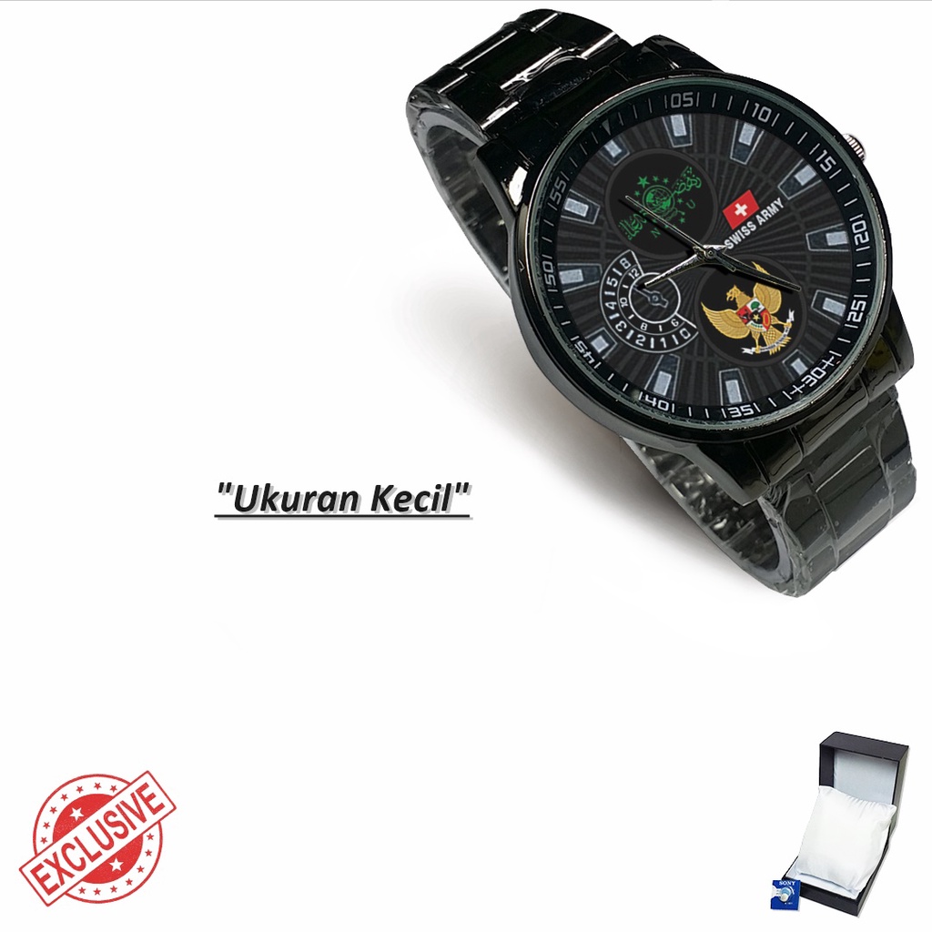 Jam Tangan Rantai Couple Logo N.U GARUDA (Amazing)