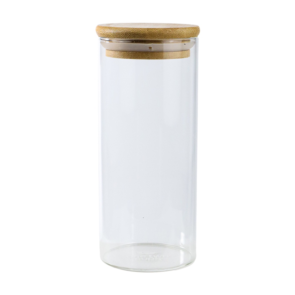 Toples Kaca Penyimpanan Makanan Minimali Borosilicate Glass Storage Jar 410 ml