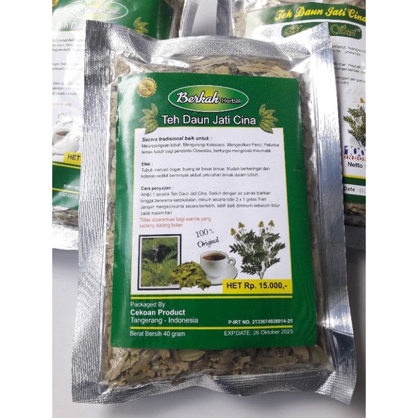 

TEH DAUN JATI CINA / TEH HERBAL DAUN JATI CHINA / Teh pelangsing