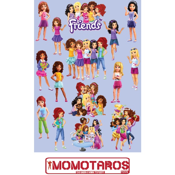 

Sticker murah anti air Lego Friends 1 pc
