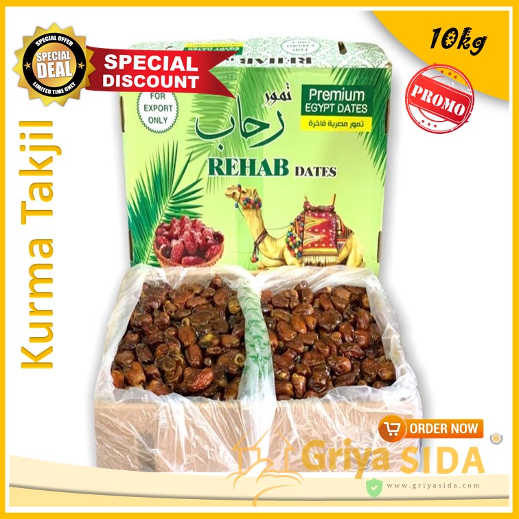 Kurma Mesir 10kg Kurma Rehab mesir mirip golden valley Original PROMO!