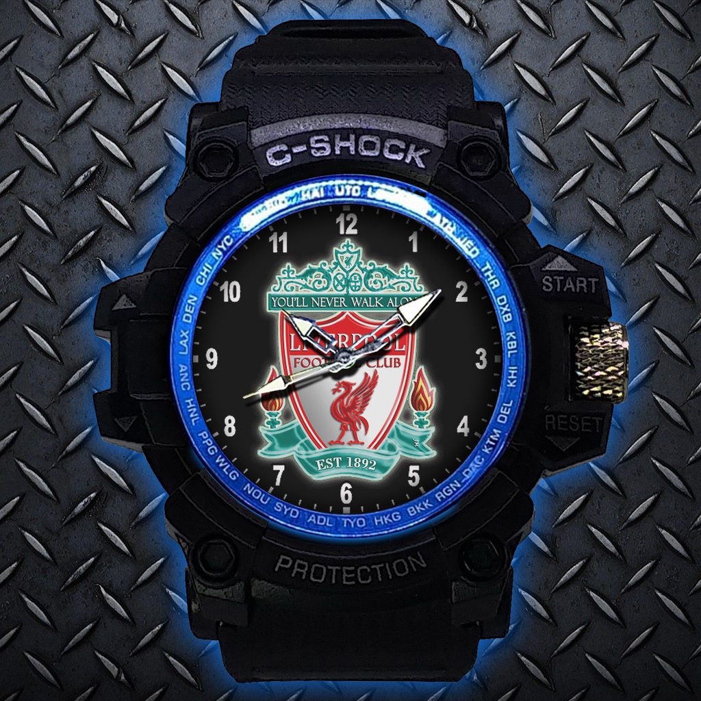 Jam Tangan Liverpool Outdoor Anti Air #Hitam