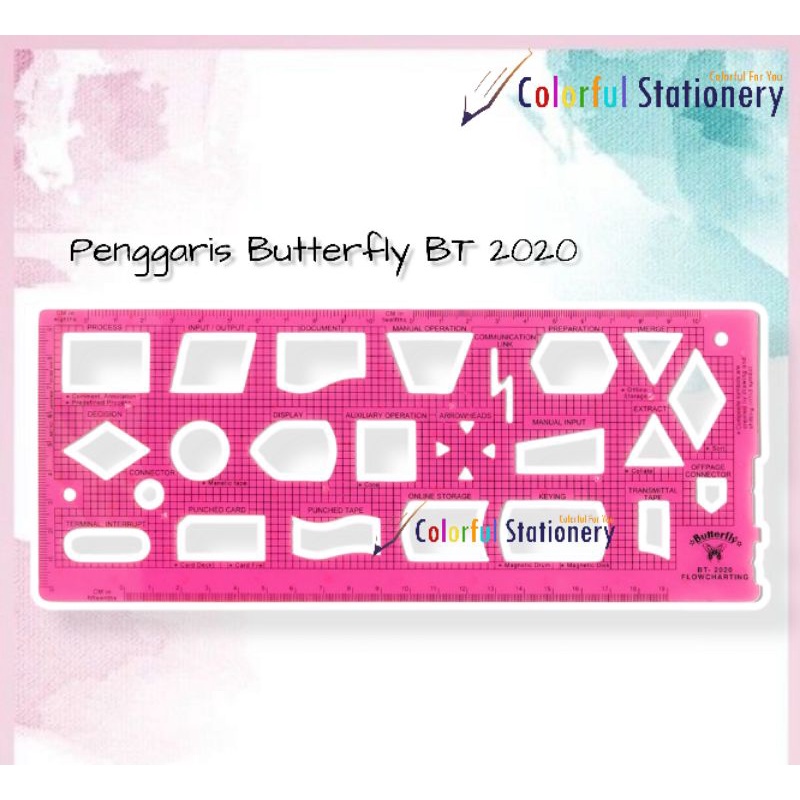 

Penggaris / Mistar / Cetakan Butterfly Flow Chart BT 2020