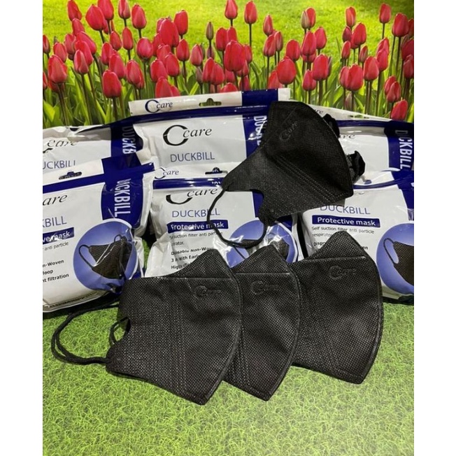 DUCKBIL MASK C CARE HITAM 20 PCS