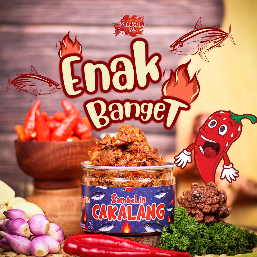 

Sambalin Cakalang / Sambal Rumahan / Sambal Enak (175gram)