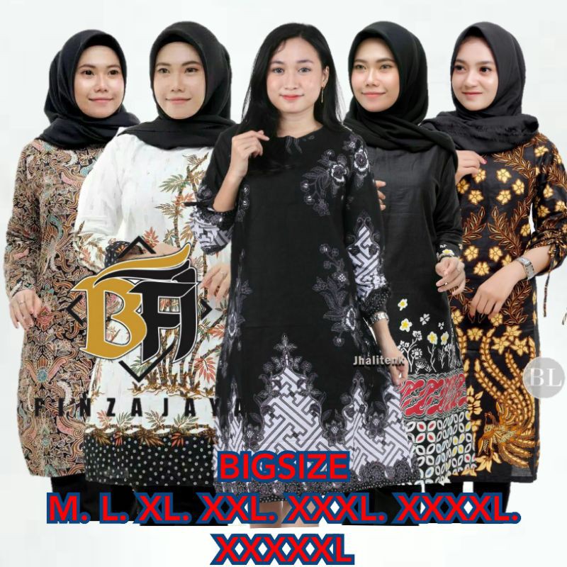 NEW DRESS XXL XXXL XXXXL XXXXXL BATIK WANITA MOTIF BATIK BFJ88Kdrt002