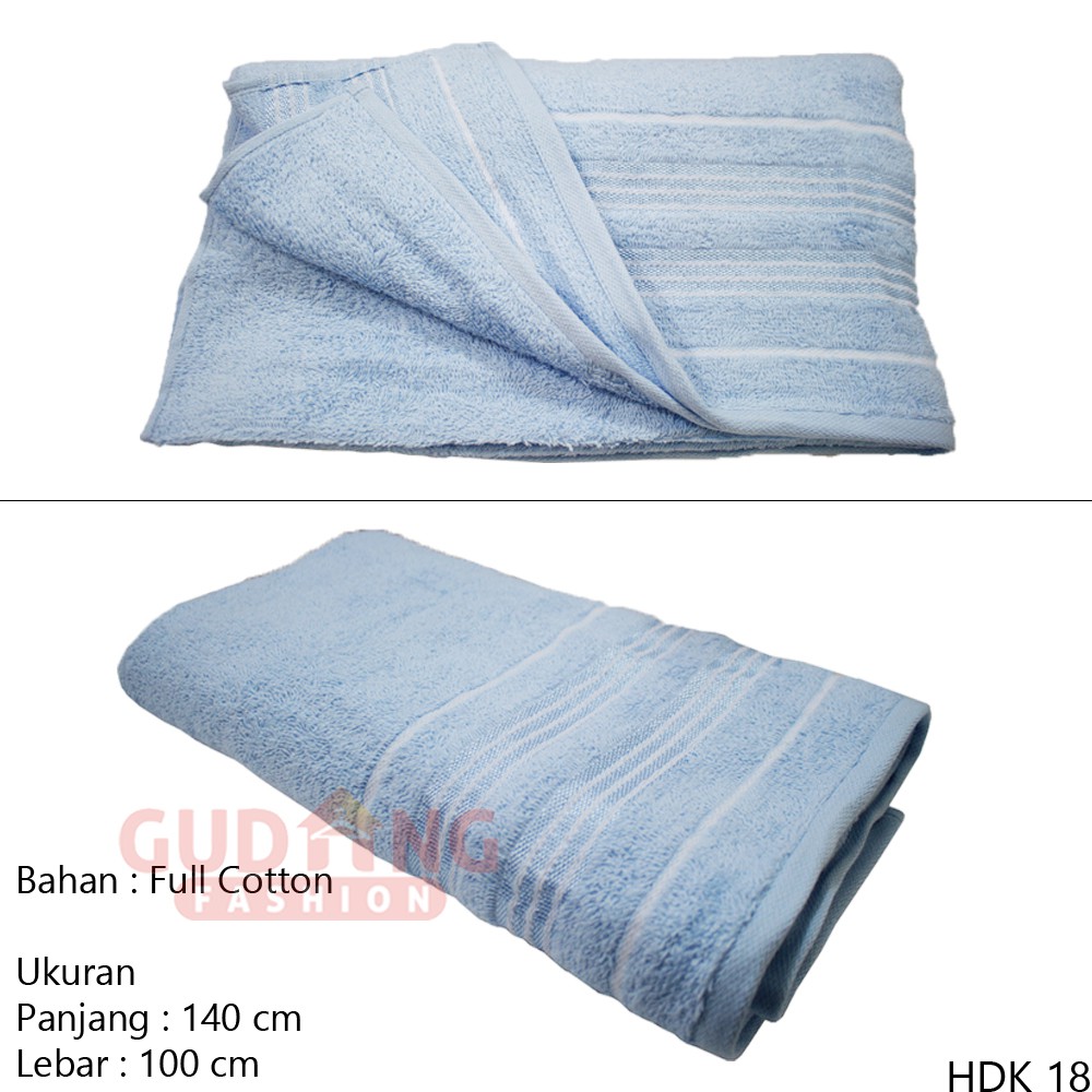 Handuk Katun Biru HDK 18