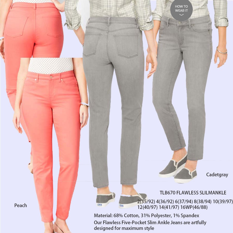 TALBOT 670 FLAWLESS SLIM ANKLE JEANS Celana Panjang Wanita Branded