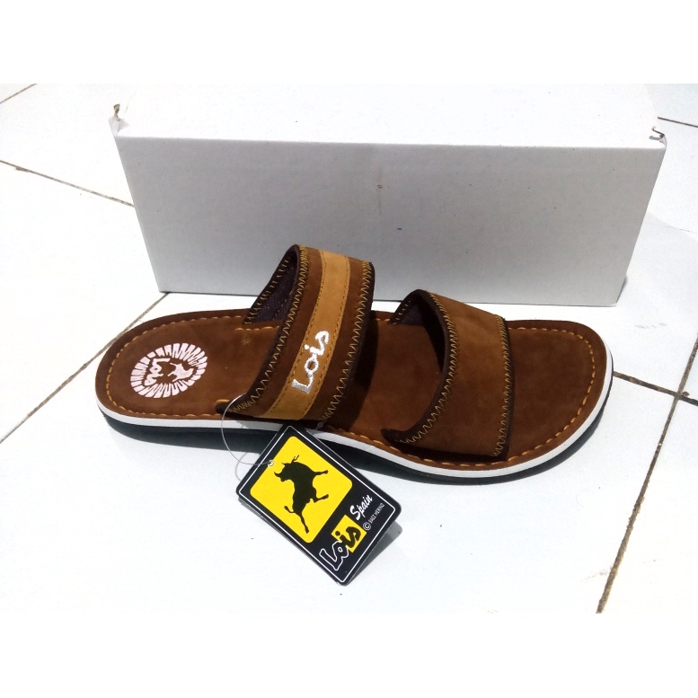 Sandal loizz pria sandal cowok slop ban 2 sudah di sol