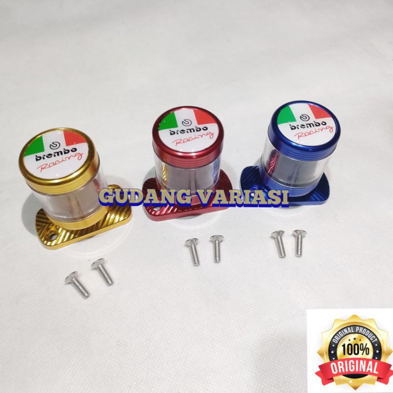 TUTUP MINYAK REM STEMPEL KACA TRANSPARAN HONDA BEAT SCOOPY VARIO 110 CNC