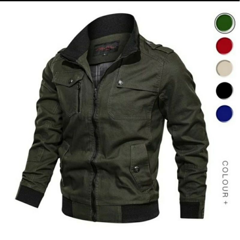 JAKET PRIA PREMIUM CASUAL TERLARIS KAIN DRILL
