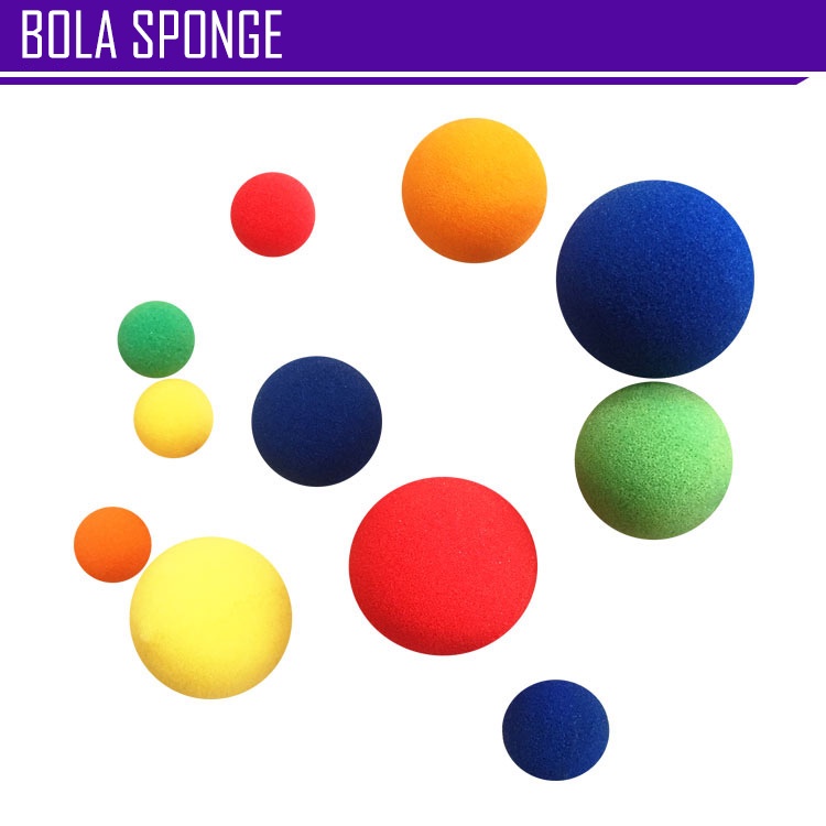 Alat Sulap Bola Merah 4,5 cm Funny Sponge Ball Magic Bola Spons - BOLA SPONS