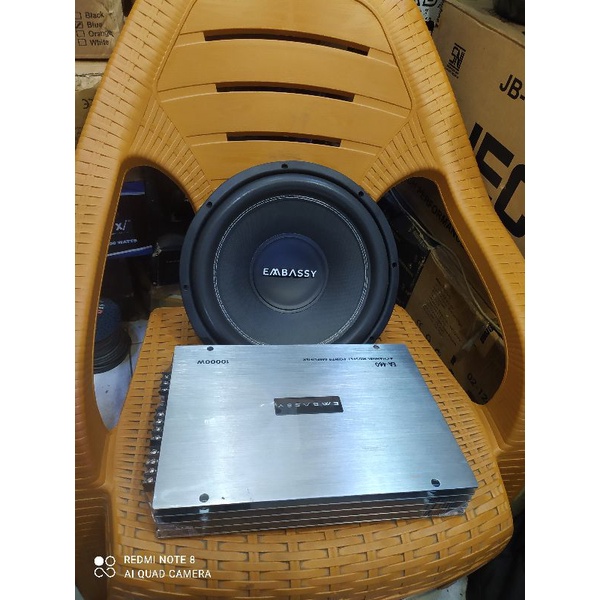 Paket EMBASSY Power EMBASSY EA-460 & Subwoofer EMBASSY ES-124D 12inch