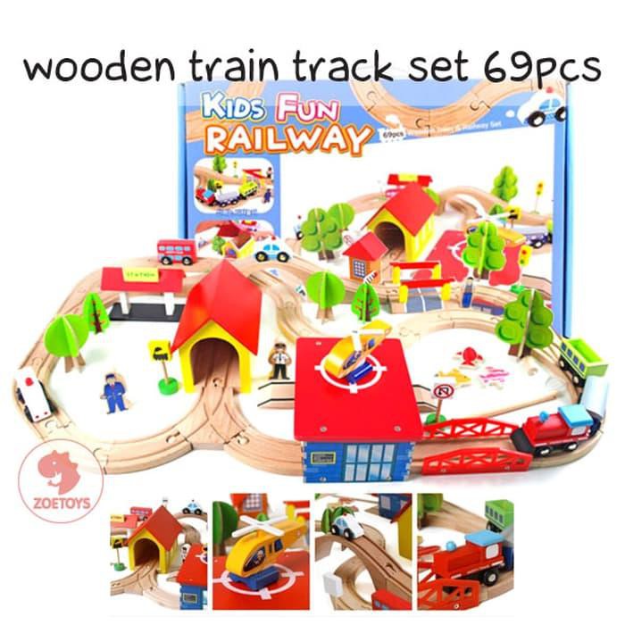 remote control wooden train