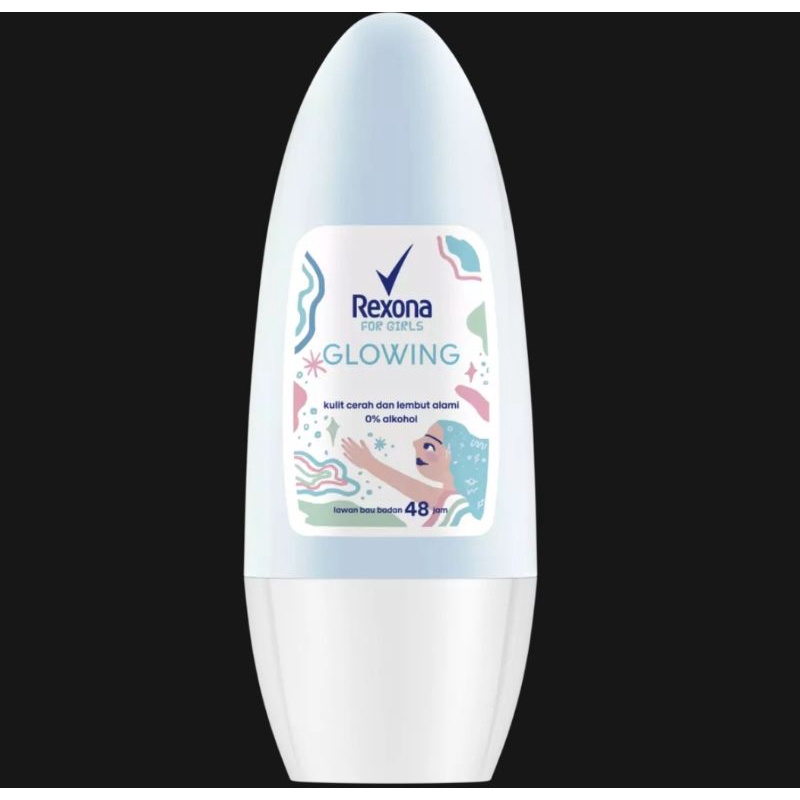 REXONA WOMEN DEODORANT ROLL ON GLOWING WHITE  40ML