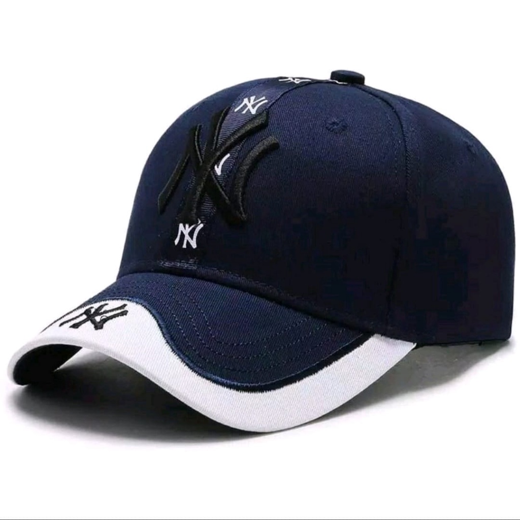 Topi Baseball Caps NY DualTone New York New Keren kekinian kualitas Import Premium Caps Dua Warna