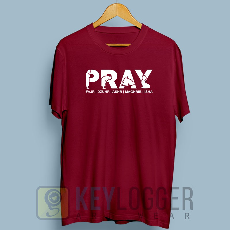 Kaos Dakwah Islami Pray Distro Muslim 68-maron