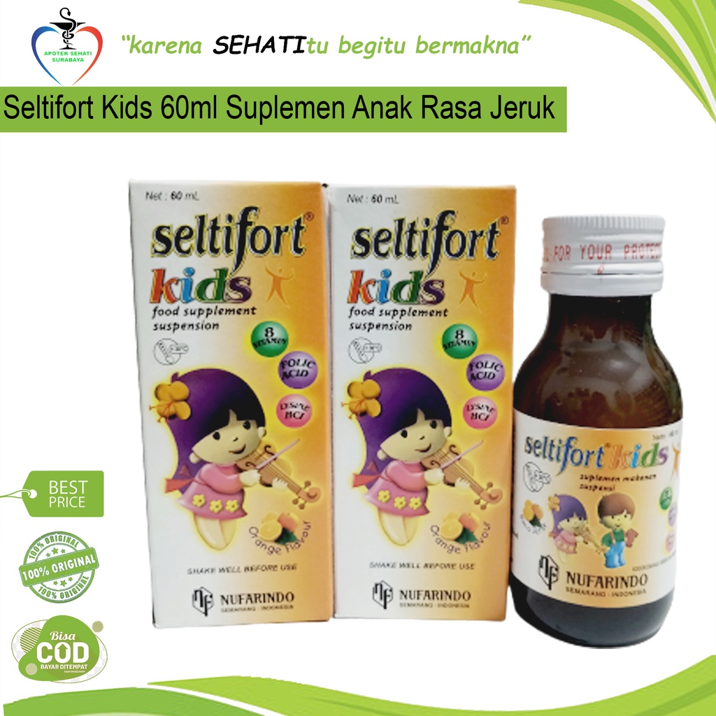 SELTIFORT KIDS SYR  60ML Multivitamin Pertumbuhan Anak