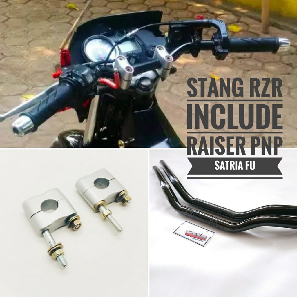 Paket Stang RZR Plus Raiser Fino PNP Suzuki Satria Fu