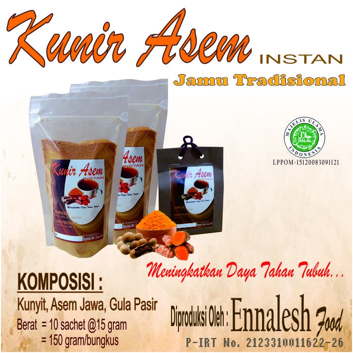 

Minuman Herbal KUNIR ASEM Instan 150 Gram