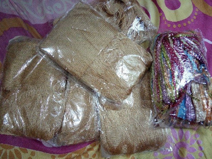 Tirai Benang Gliter Pintu / Jendela - Rainbow Terang / Tirai Rainbow Glitter