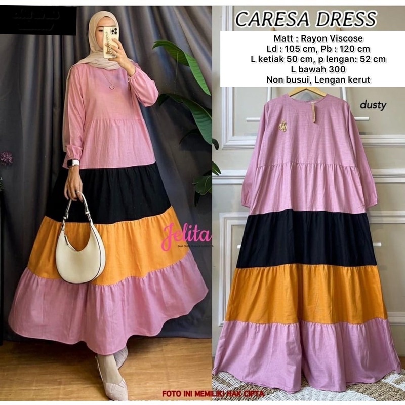 CARESA MIDI DRESS / MIDI DRESS TERBARU