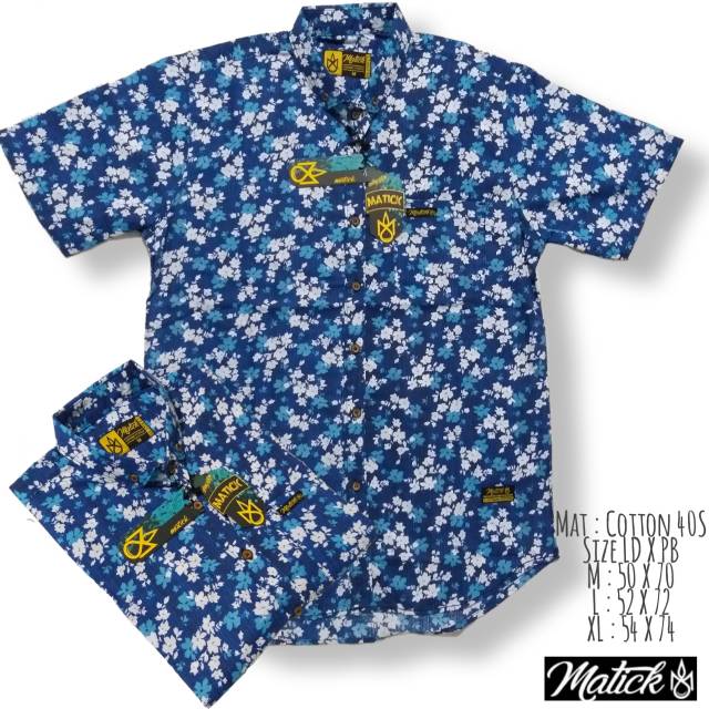 Kemeja floral matick